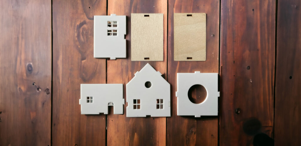 Weather House Laser Cut Outs